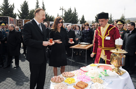 Azerbaijani President and his spouse attend nationwide festivities on occasion of Novruz Holiday (UPDATE) (PHOTO)