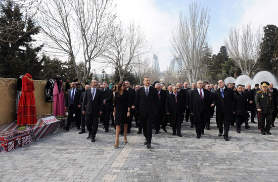 Azerbaijani President and his spouse attend nationwide festivities on occasion of Novruz Holiday (UPDATE) (PHOTO)