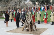 Azerbaijani President and his spouse attend nationwide festivities on occasion of Novruz Holiday (UPDATE) (PHOTO)