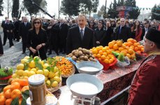 Azerbaijani President and his spouse attend nationwide festivities on occasion of Novruz Holiday (UPDATE) (PHOTO)