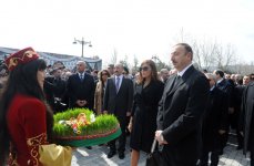 Azerbaijani President and his spouse attend nationwide festivities on occasion of Novruz Holiday (UPDATE) (PHOTO)