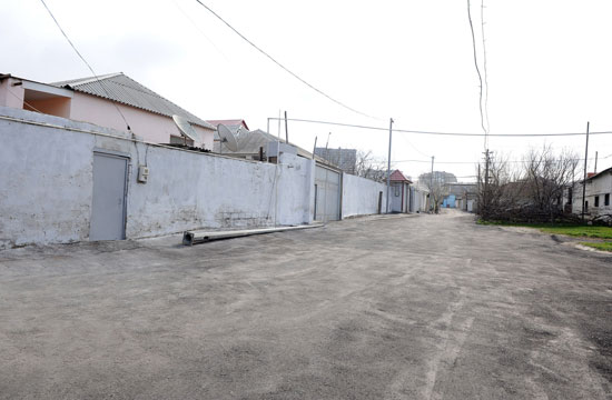 Azerbaijan's President examines work done in districts of Baku (PHOTO)