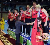 President Ilham Aliyev and his spouse Mehriban Aliyeva watch Challenge Cup final in Baku (PHOTO)
