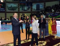 President Ilham Aliyev and his spouse Mehriban Aliyeva watch Challenge Cup final in Baku (PHOTO)