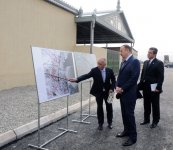 President Ilham Aliyev inspects capital`s Gobustan and Alat settlements