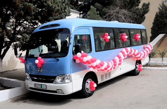 Heydar Aliyev Foundation' President visits orphanage and rehabilitation center in Baku`s District
