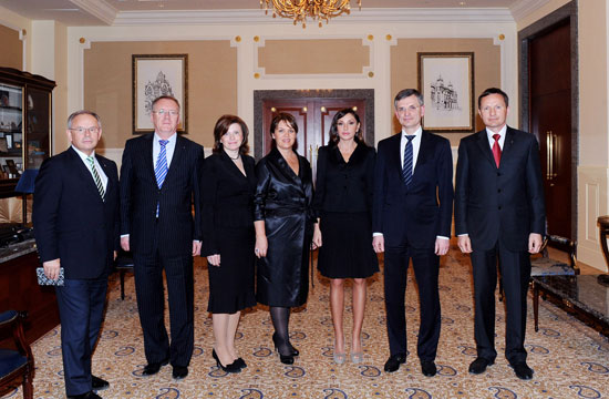 Heydar Aliyev Foundation' President visits orphanage and rehabilitation center in Baku`s District
