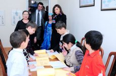 Heydar Aliyev Foundation' President visits orphanage and rehabilitation center in Baku`s District