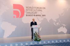 Azerbaijani President and Heydar Aliyev Foundation President attend opening ceremony of World Forum on Intercultural Dialogue (PHOTO)