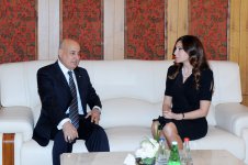 First Lady of Azerbaijan meets senior representatives of foreign countries and international organizations attending World Forum on Intercultural Dialogue (PHOTOS) (UPDATE)