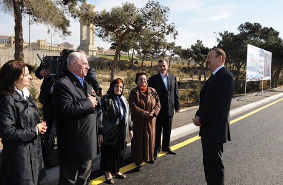 Azerbaijani President gets acquainted with improvement work in Bilajari and Sulutapa settlements (PHOTO)