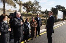 Azerbaijani President gets acquainted with improvement work in Bilajari and Sulutapa settlements (PHOTO)