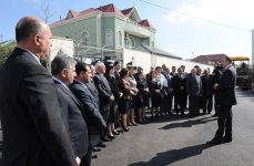 Azerbaijani President gets acquainted with improvement work in Bilajari and Sulutapa settlements (PHOTO)