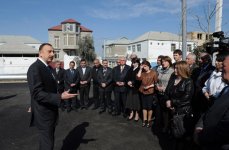 Azerbaijani President gets acquainted with improvement work in Bilajari and Sulutapa settlements (PHOTO)