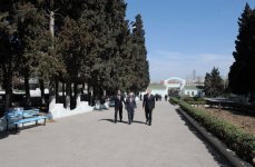Azerbaijani President gets acquainted with improvement work in Bilajari and Sulutapa settlements (PHOTO)
