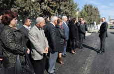 Azerbaijani President gets acquainted with improvement work in Bilajari and Sulutapa settlements (PHOTO)