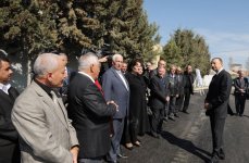 Azerbaijani President gets acquainted with improvement work in Bilajari and Sulutapa settlements (PHOTO)