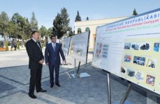 Azerbaijani President visits Masalli region (PHOTO)