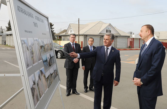Azerbaijani president attends inauguration of Astara-Bala Shakhagaj highway (PHOTO)