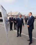 Azerbaijani president attends inauguration of Astara-Bala Shakhagaj highway (PHOTO)