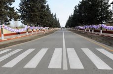 Azerbaijani president attends inauguration of Astara-Bala Shakhagaj highway (PHOTO)