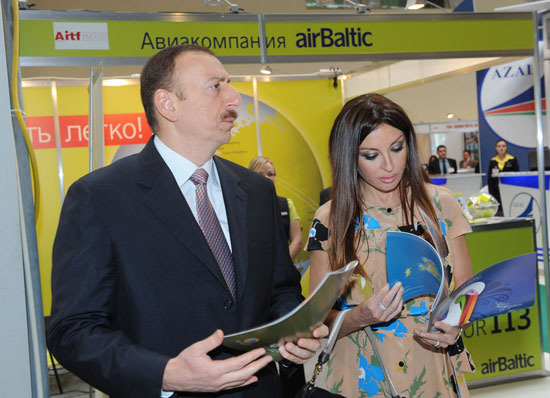 Azerbaijani President "AITF 2011" 10th Azerbaijan International Tourism and Travel Fair and 2nd Azerbaijan Domestic Tourism Exhibition (PHOTO)