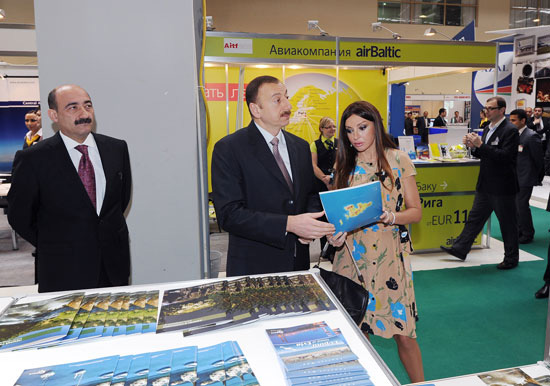 Azerbaijani President "AITF 2011" 10th Azerbaijan International Tourism and Travel Fair and 2nd Azerbaijan Domestic Tourism Exhibition (PHOTO)