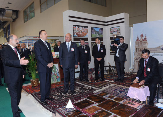 Azerbaijani President "AITF 2011" 10th Azerbaijan International Tourism and Travel Fair and 2nd Azerbaijan Domestic Tourism Exhibition (PHOTO)