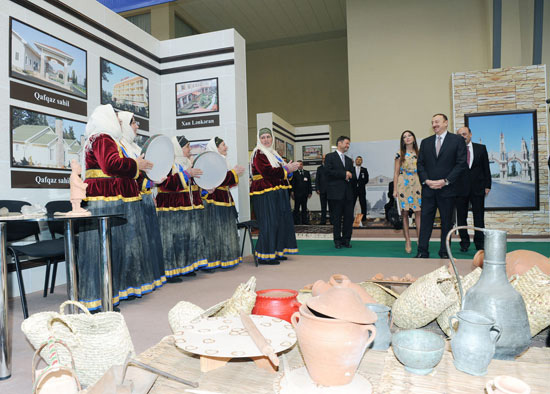 Azerbaijani President "AITF 2011" 10th Azerbaijan International Tourism and Travel Fair and 2nd Azerbaijan Domestic Tourism Exhibition (PHOTO)