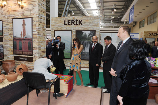 Azerbaijani President "AITF 2011" 10th Azerbaijan International Tourism and Travel Fair and 2nd Azerbaijan Domestic Tourism Exhibition (PHOTO)
