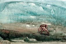 Живописная космогония в монотипиях Гусейна Алиева: трепещущие тени, мерцающий свет… (ФОТО)