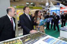 Azerbaijani President "AITF 2011" 10th Azerbaijan International Tourism and Travel Fair and 2nd Azerbaijan Domestic Tourism Exhibition (PHOTO)