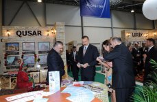 Azerbaijani President "AITF 2011" 10th Azerbaijan International Tourism and Travel Fair and 2nd Azerbaijan Domestic Tourism Exhibition (PHOTO)