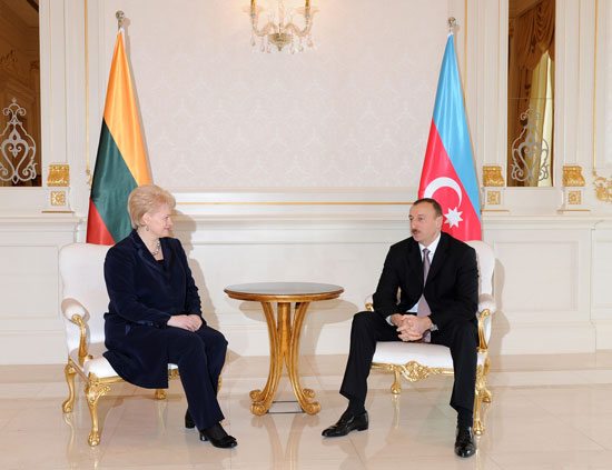 Relations between Azerbaijan, Lithuania developing very successfully - President Ilham Aliyev (UPDATE) (PHOTO)