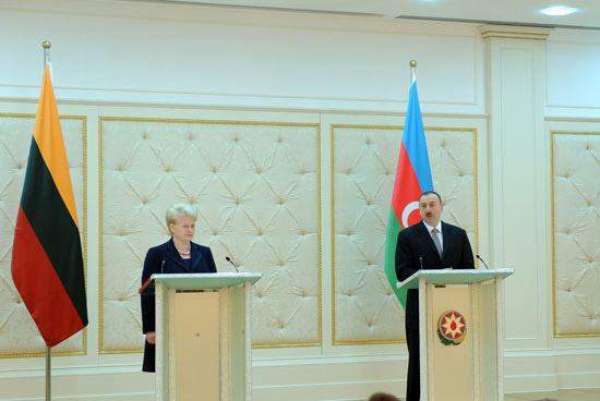 Relations between Azerbaijan, Lithuania developing very successfully - President Ilham Aliyev (UPDATE) (PHOTO)