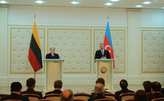 Relations between Azerbaijan, Lithuania developing very successfully - President Ilham Aliyev (UPDATE) (PHOTO)