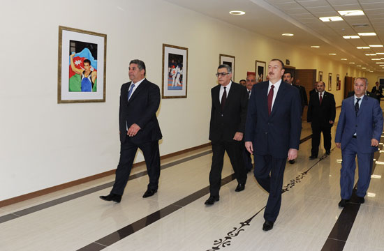 Azerbaijani President inaugurates Imishli Olympic Sports Complex (PHOTO)