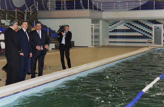 Azerbaijani President inaugurates Imishli Olympic Sports Complex (PHOTO)