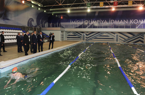 Azerbaijani President inaugurates Imishli Olympic Sports Complex (PHOTO)