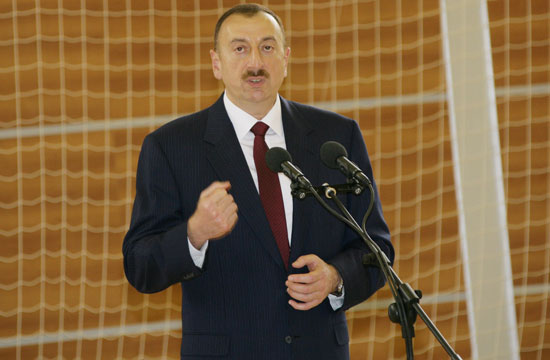Azerbaijani President inaugurates Imishli Olympic Sports Complex (PHOTO)