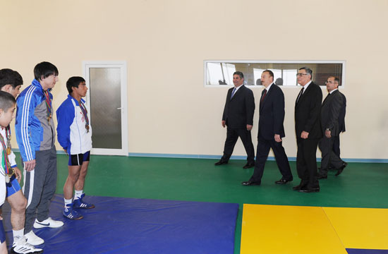 Azerbaijani President inaugurates Imishli Olympic Sports Complex (PHOTO)