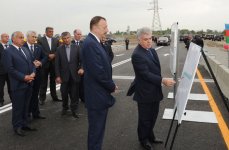 Президент Азербайджана принял участие в открытии моста через новый приток реки Араз (ФОТО)