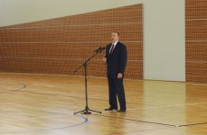 Azerbaijani President inaugurates Imishli Olympic Sports Complex (PHOTO)