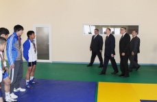 Azerbaijani President inaugurates Imishli Olympic Sports Complex (PHOTO)