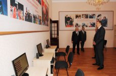 Azerbaijani President inaugurates newly constructed building of Chess School in Agjabadi (PHOTO)