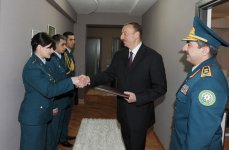 Президент Азербайджана принял участие в церемонии сдачи в эксплуатацию жилого комплекса для сотрудников Государственной погранслужбы (ФОТО)