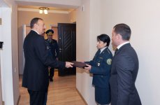 Президент Азербайджана принял участие в церемонии сдачи в эксплуатацию жилого комплекса для сотрудников Государственной погранслужбы (ФОТО)