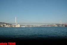 Загадочный Стамбул! Вид на мегаполис, открывающийся из-под моста Султана Мехмета Фатиха во время прогулки на катере (фотосессия)