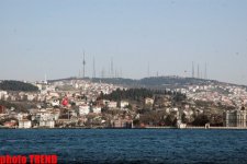 Загадочный Стамбул! Вид на мегаполис, открывающийся из-под моста Султана Мехмета Фатиха во время прогулки на катере (фотосессия)