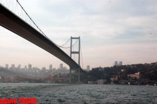 Загадочный Стамбул! Вид на мегаполис, открывающийся из-под моста Султана Мехмета Фатиха во время прогулки на катере (фотосессия)
